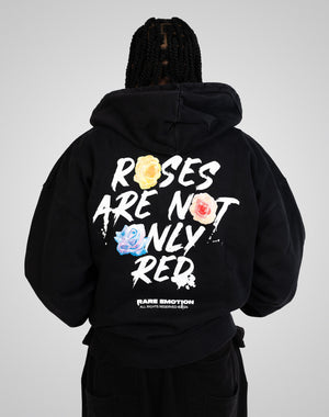 RAEM ROSES HOODED ZIP