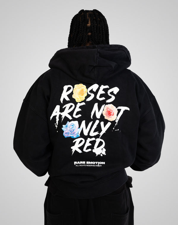 RAEM ROSES HOODED ZIP