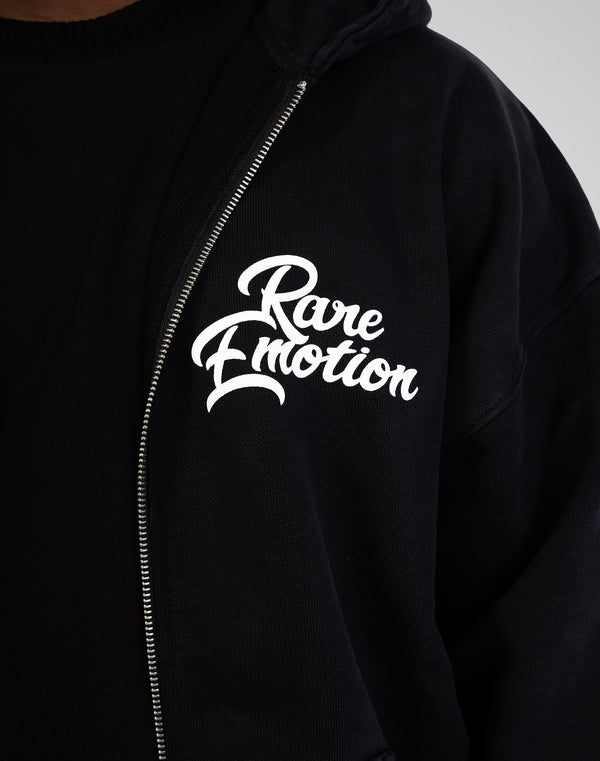 RAEM ROSES HOODED ZIP