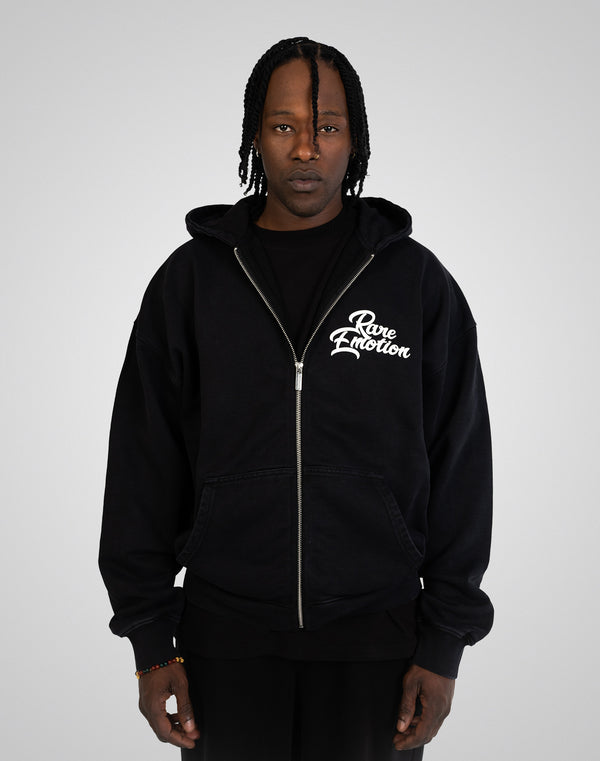 RAEM ROSES HOODED ZIP