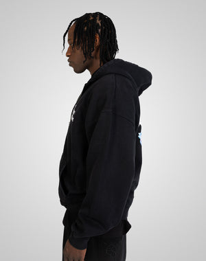 RAEM ROSES HOODED ZIP